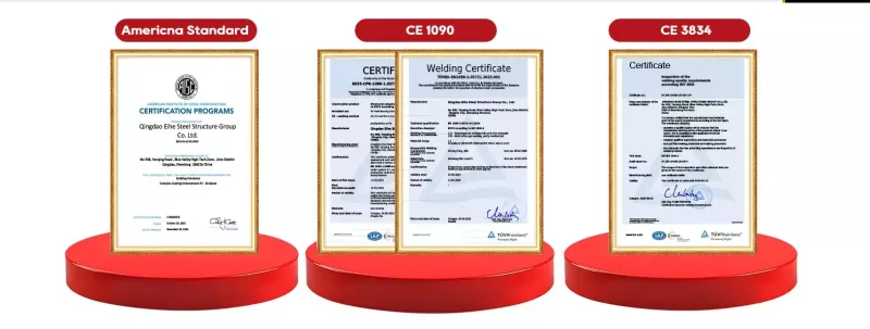 Steel Frame Ship Manufacturing Workshop