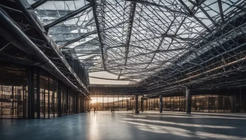 Стансияҳои чаҳорчӯбаи Steel Grid Space